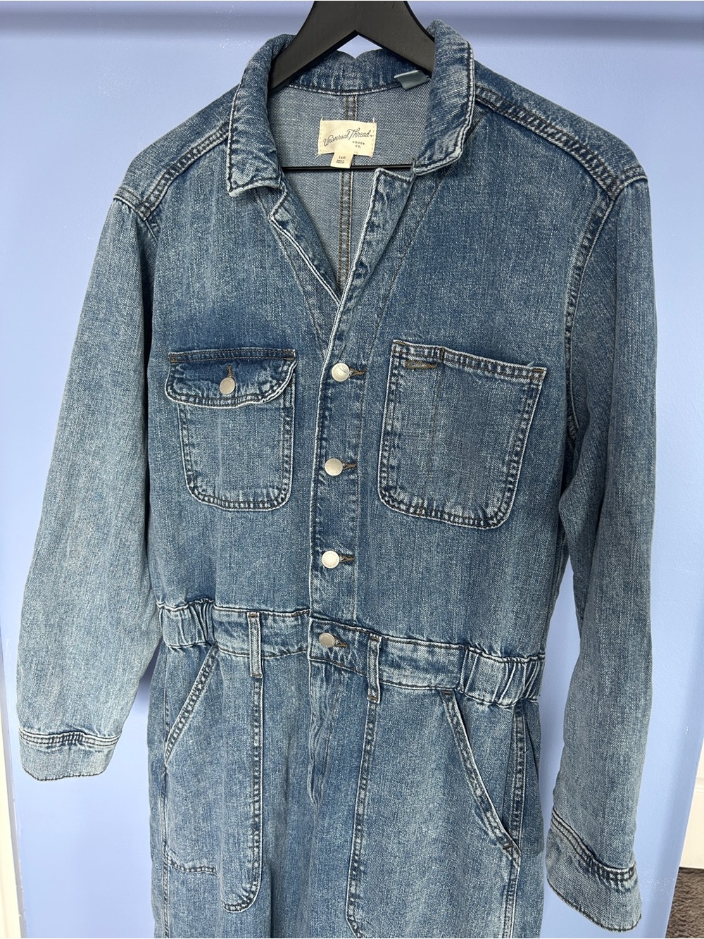Universal Thread Light Blue Denim Jumpsuit - Picture 4 of 4